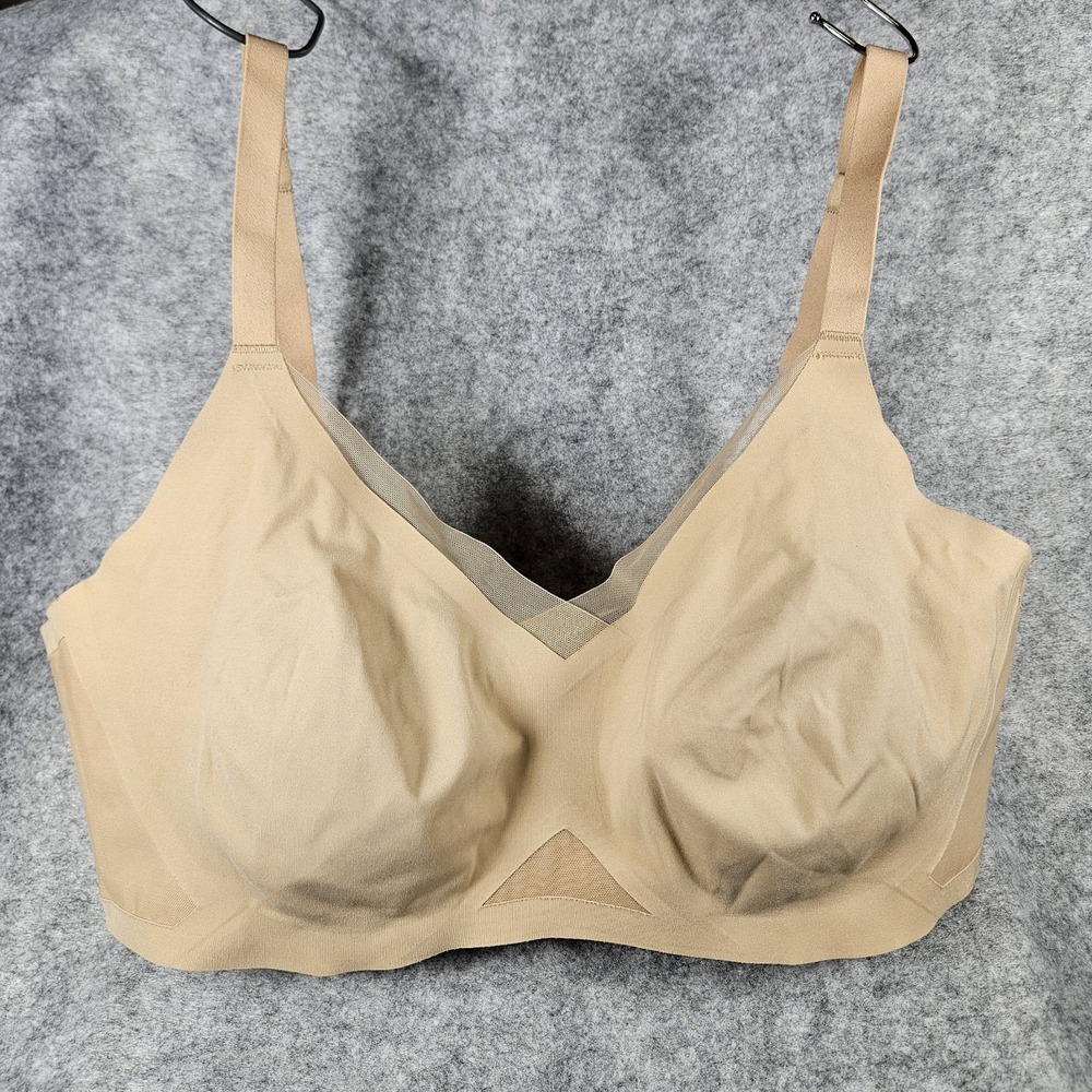 Honeylove LiftWear Nude Wireless Comfort Full Coverage Bra LWBR0302 Size XL